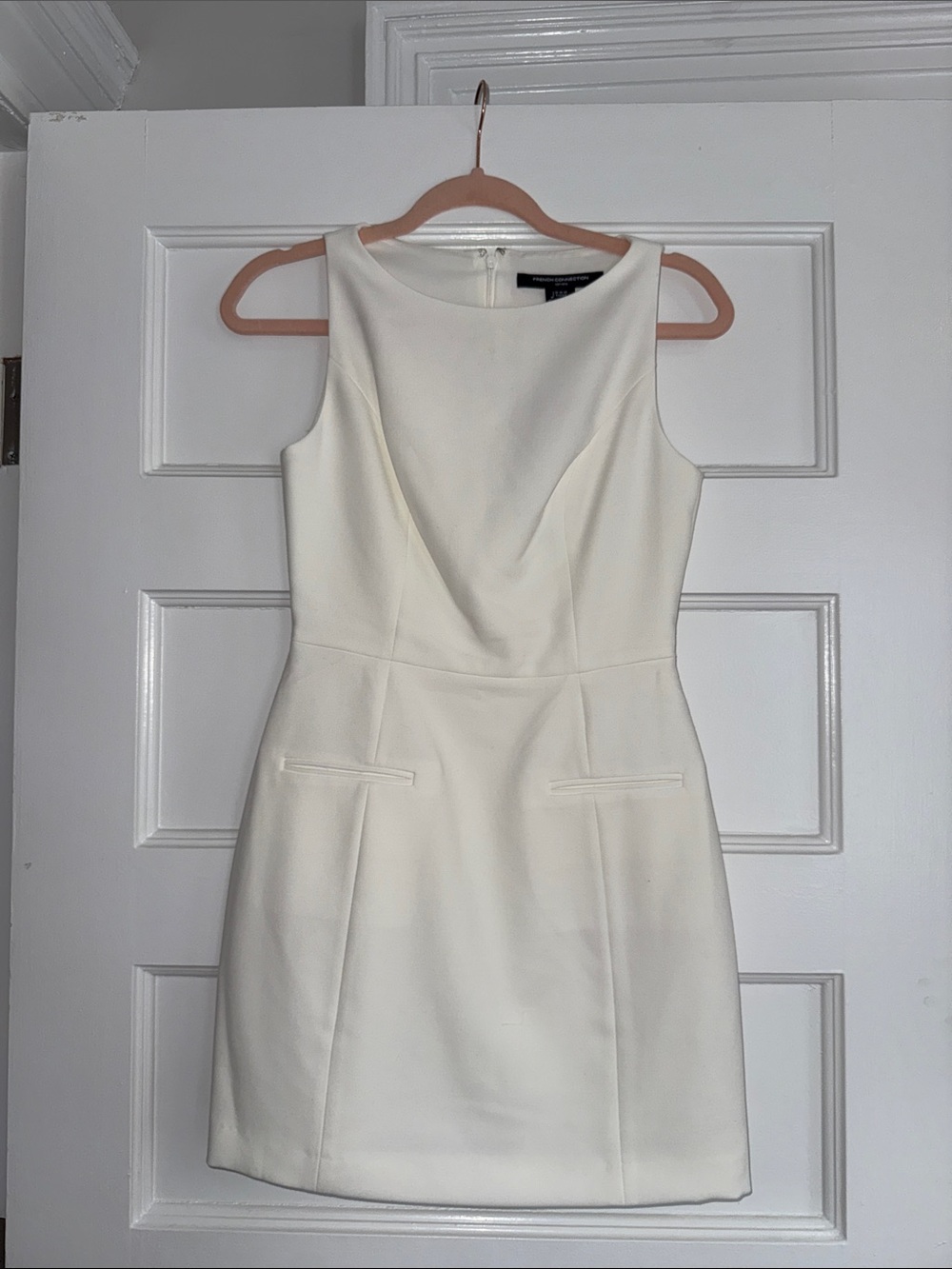 NWT French Connection White Sleeveless Dress